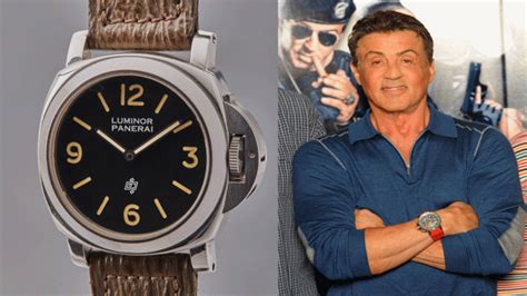 celebrities who wear panerai watches|sylvester stallone panerai watch.